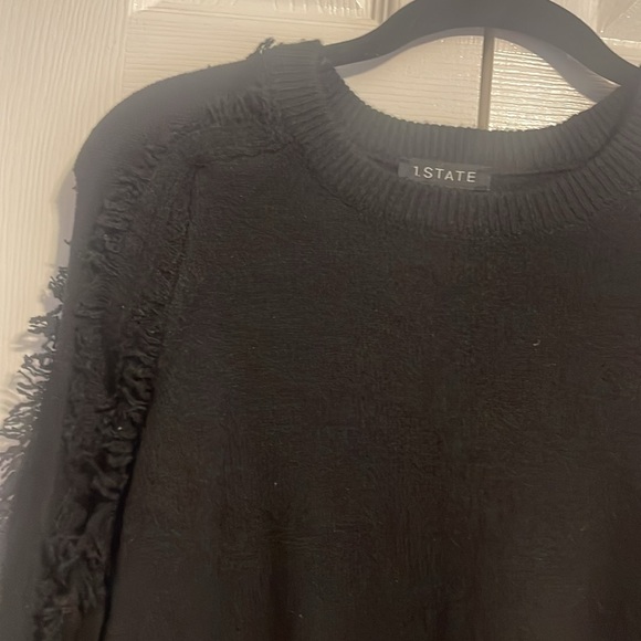 1. State long sleeve black fringe sweater in size XS NWT - Picture 4 of 12